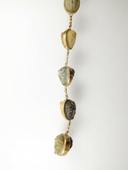Antique lava cameo necklace