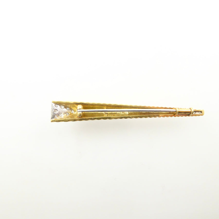 Gubelin gold diamond brooch