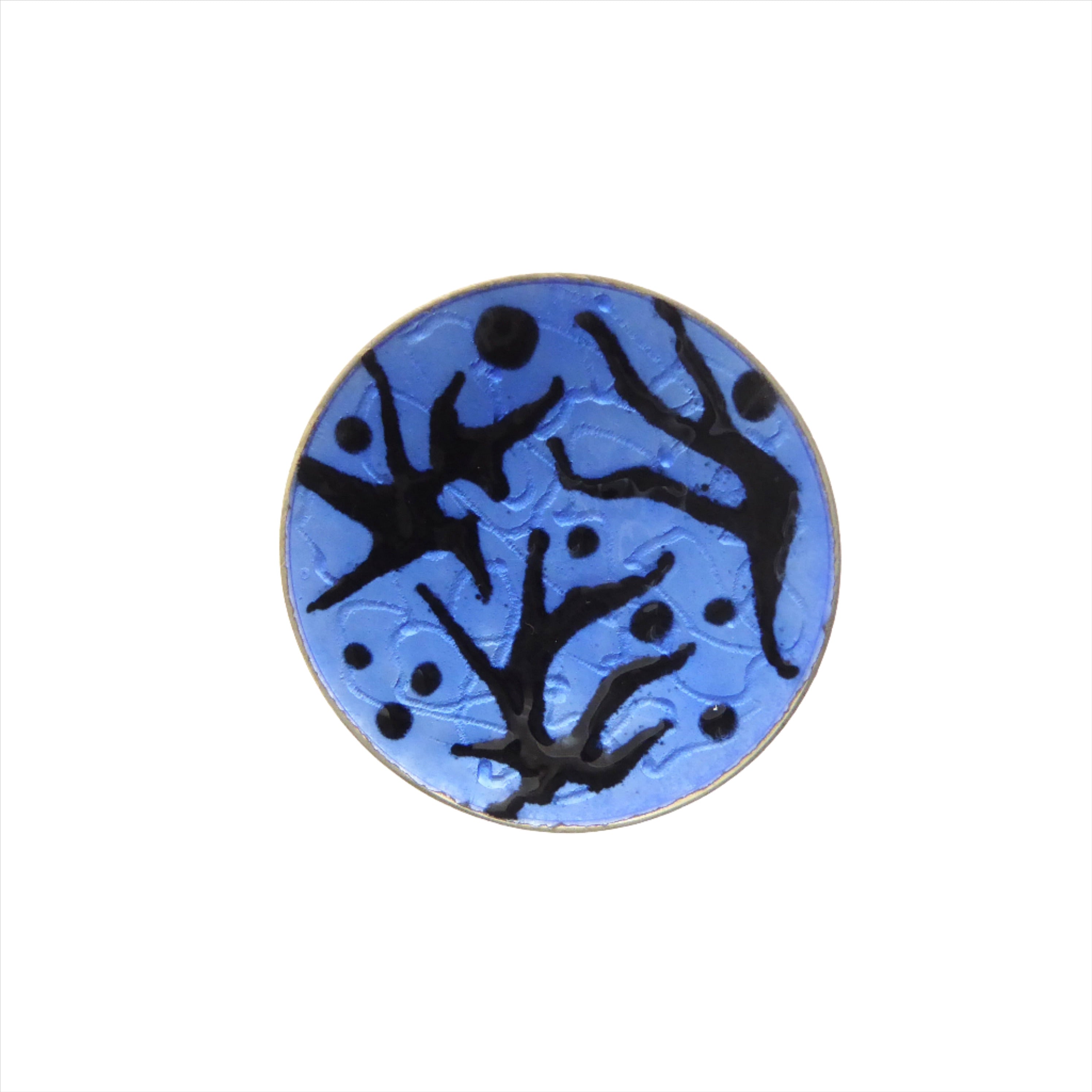 Oysten Balle enamel brooch