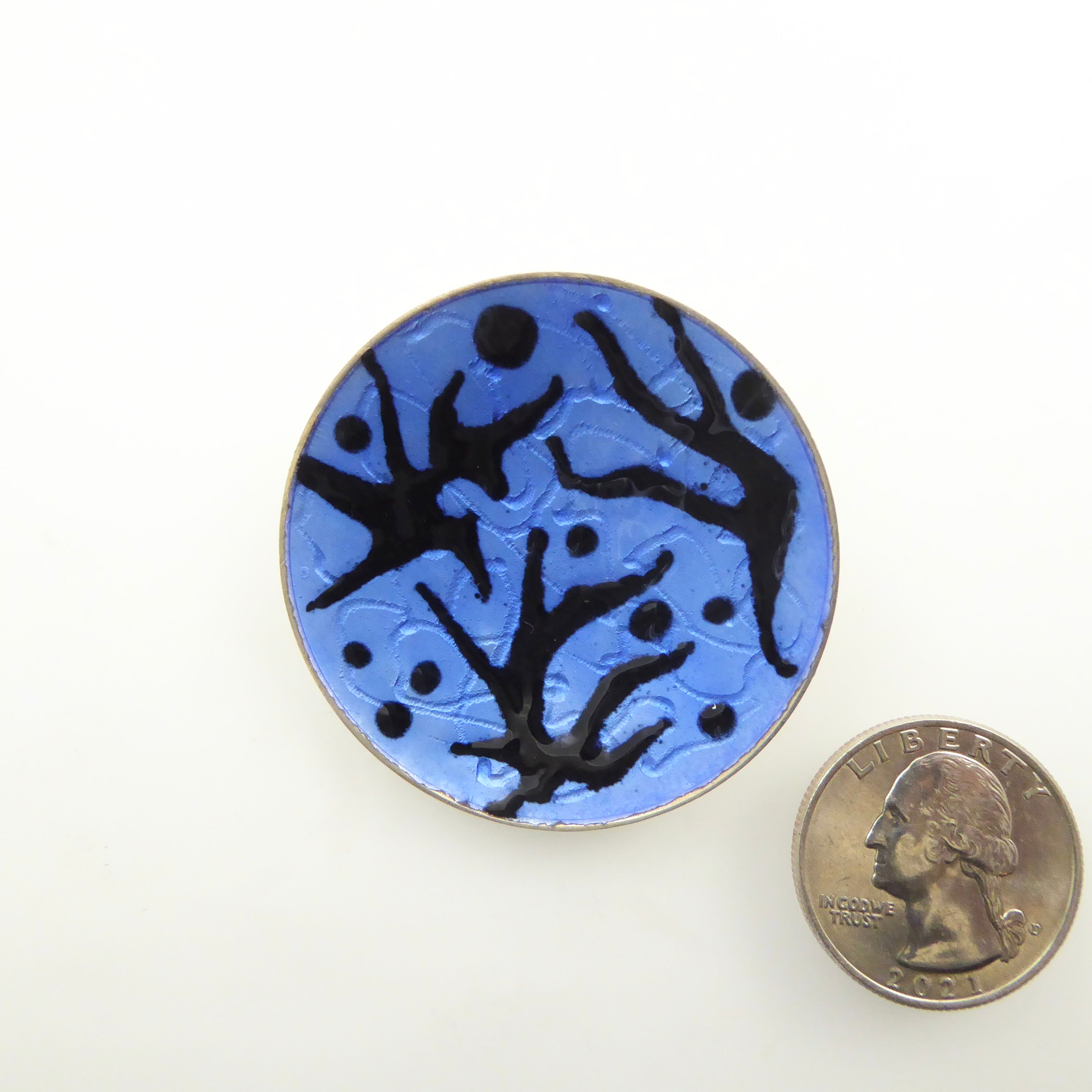 Oysten Balle enamel brooch