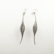 Silver Pod Earrings Attributed to Wesley Emmons