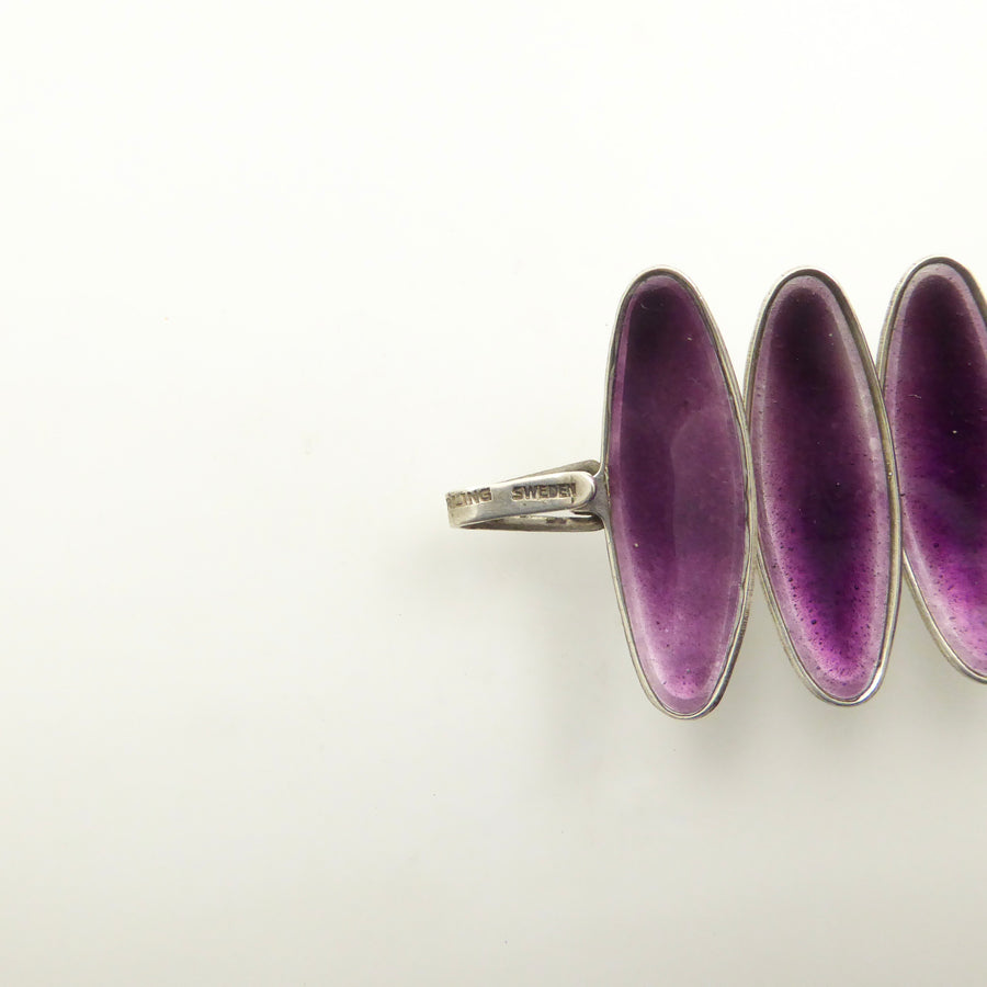 Atelier Borgila Purple Enameled Bracelet