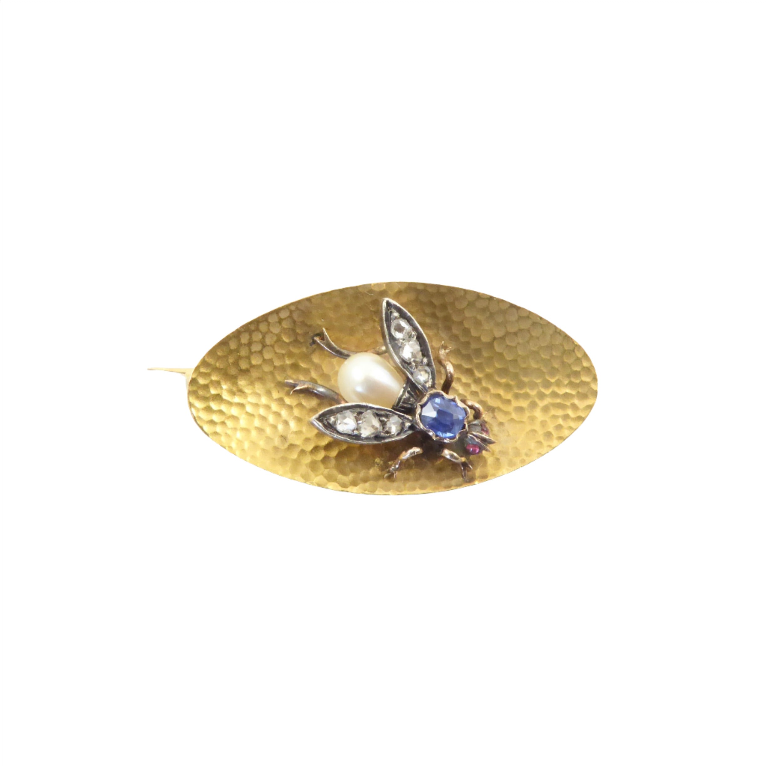 Antique French Fly Brooch