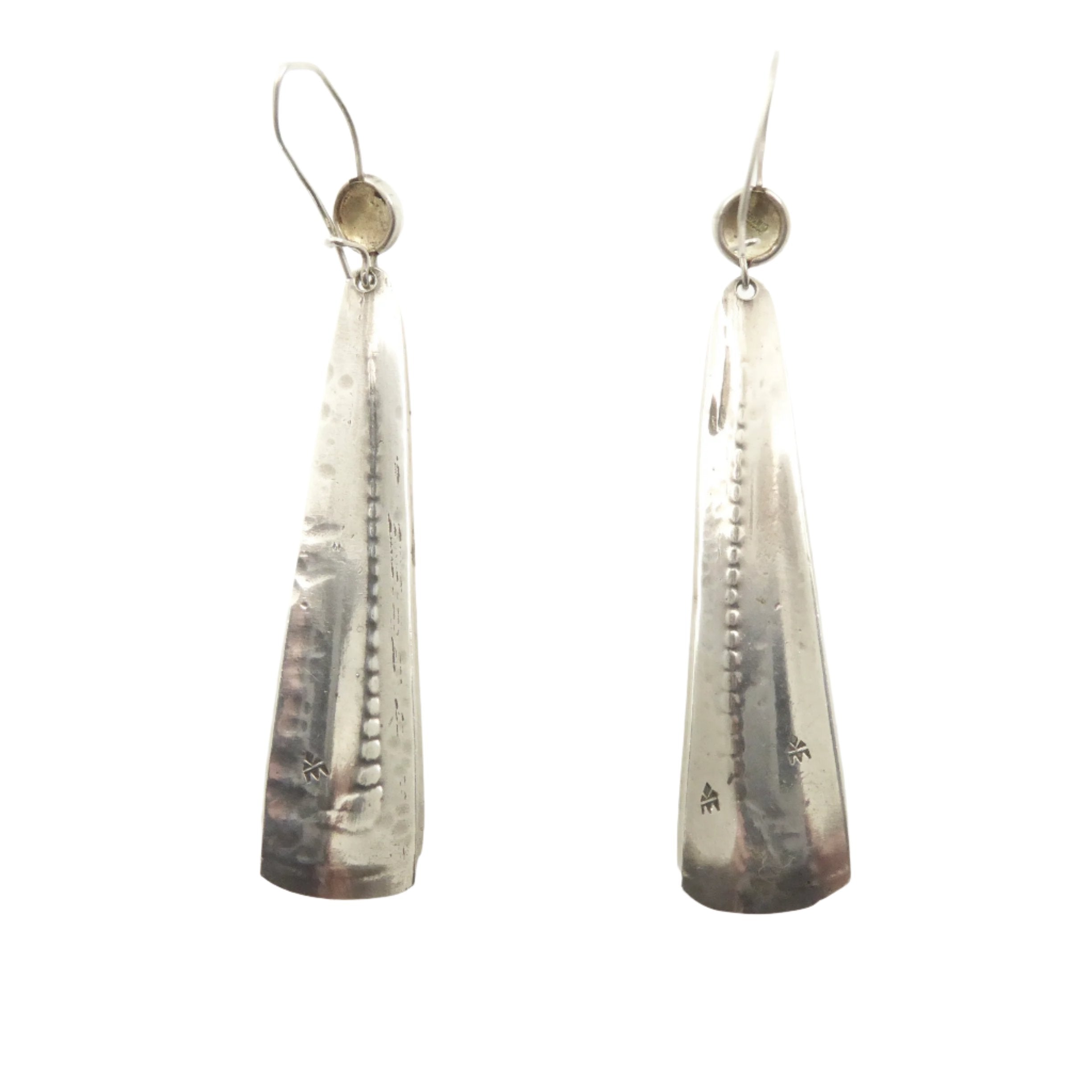 Bernard Dawahoya Hopi Overlay Earrings