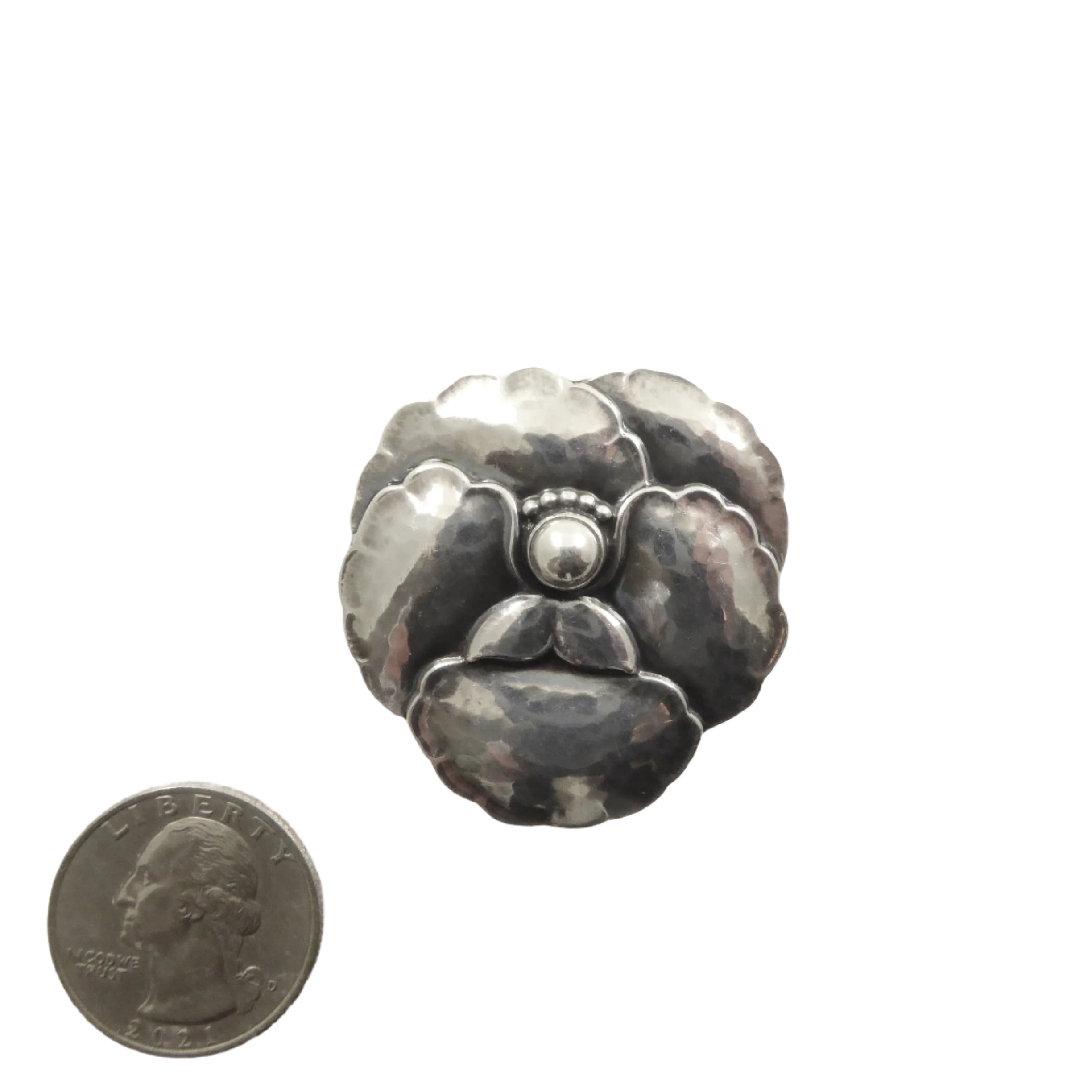 Georg Jensen Pansy Brooch 113