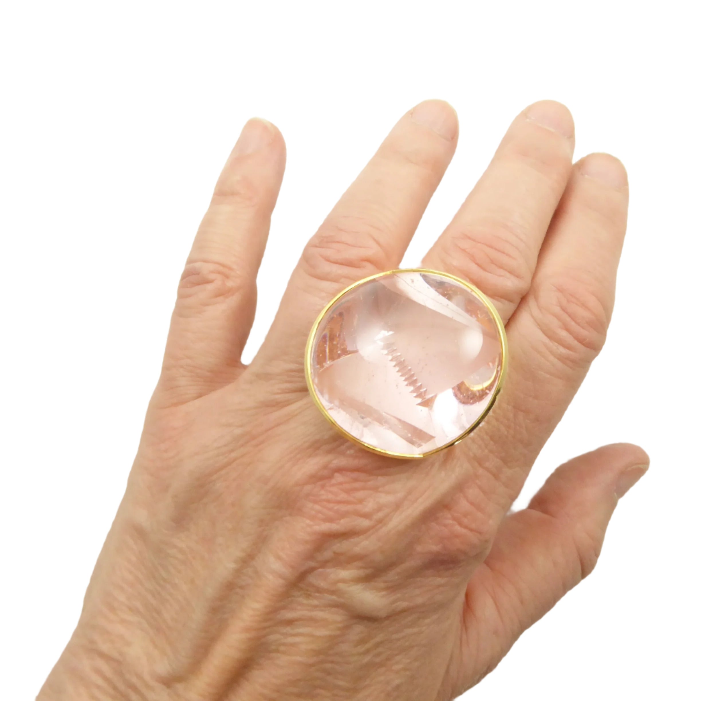 Atelier Munsteiner Morganite and Gold Ring