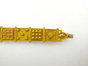 Etruscan Revival Bracelet with Fine Granulation in 18 Karat Gold