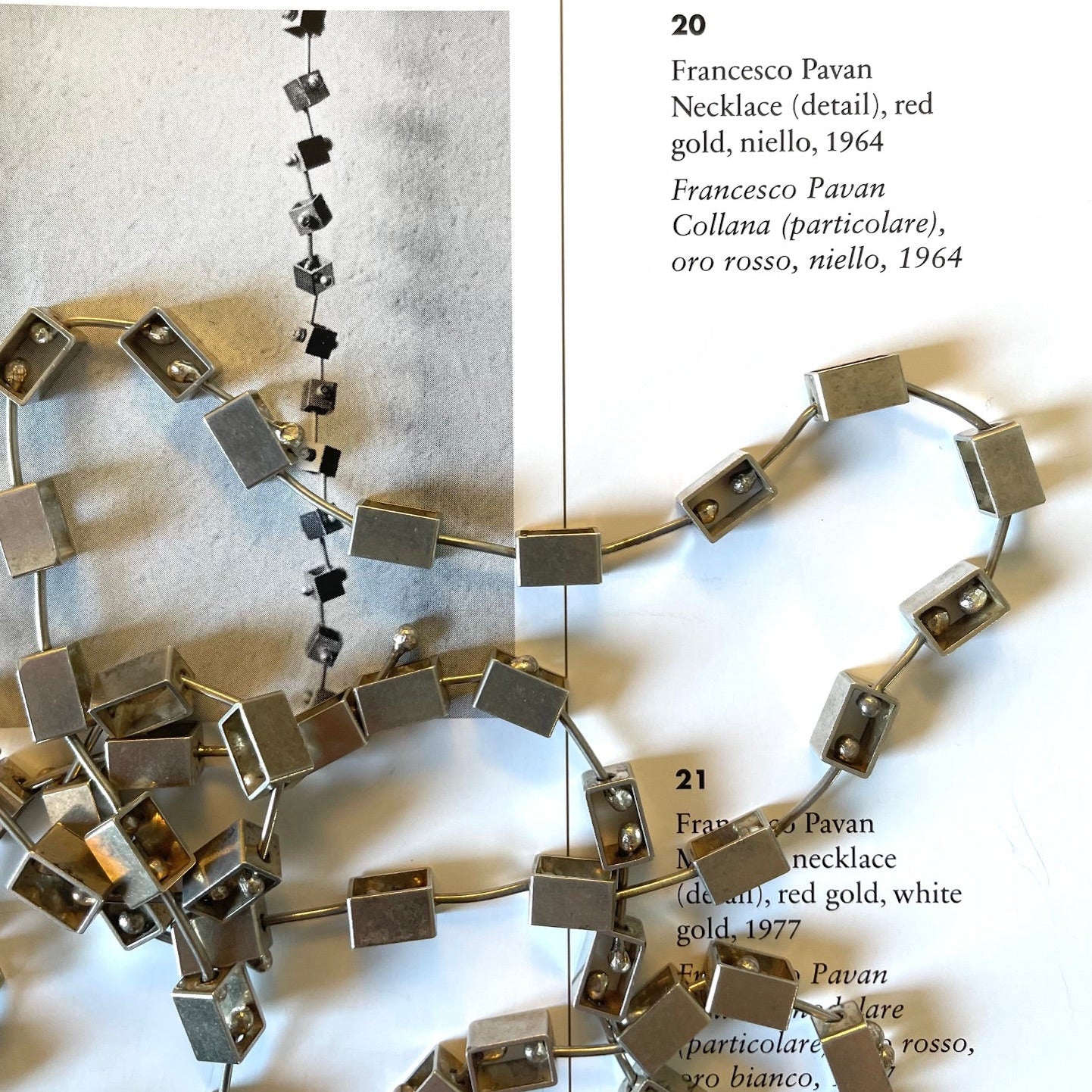 Padua School Style Silver Necklace