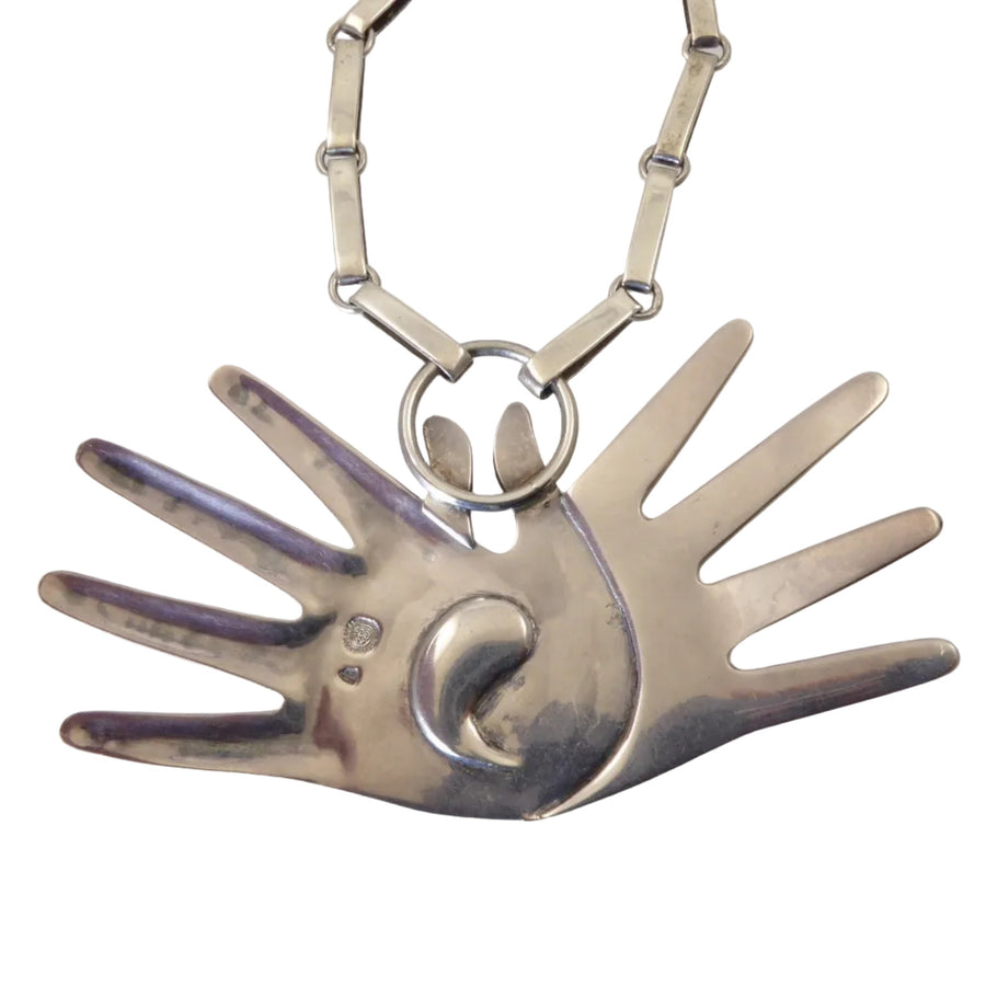Spratling Double Hands Necklace