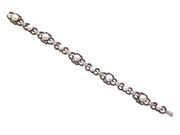 Marsh and Co. Diamond, Pearl, and Blackened Steel Bracelet