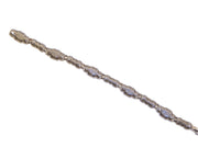 Marsh and Co. Diamond, Pearl, and Blackened Steel Bracelet