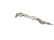 Marsh and Co. Diamond, Pearl, and Blackened Steel Bracelet
