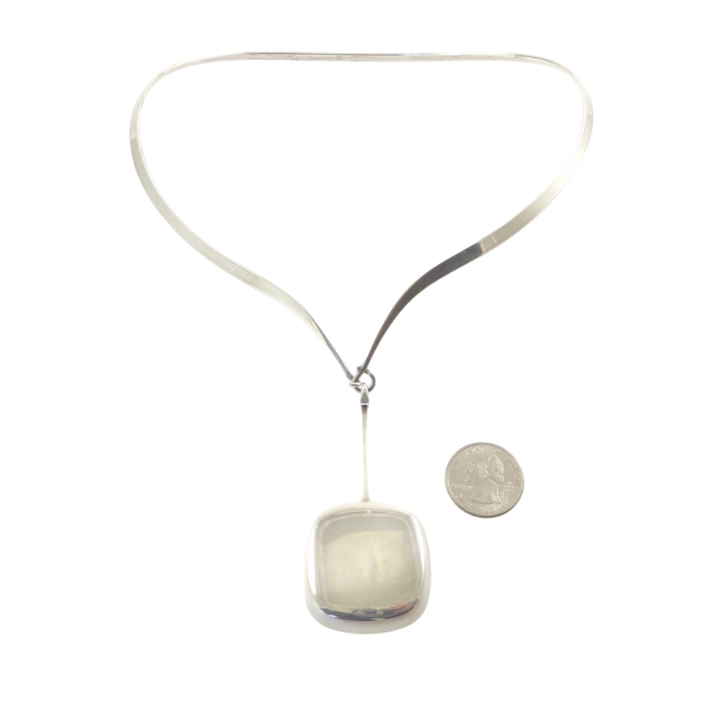 Torun for Georg Jensen Pendant 306 on Neck Ring 169