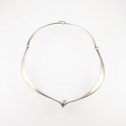 Ed Wiener Silver and Pearl Choker