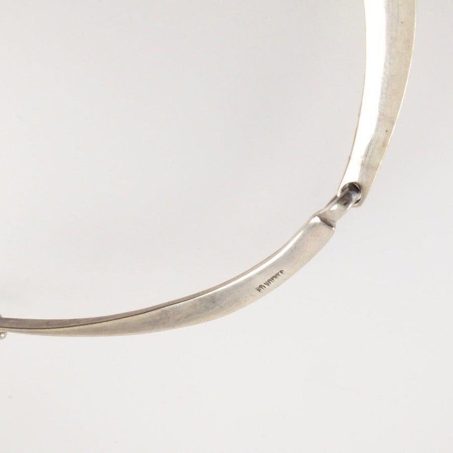 Ed Wiener Silver and Pearl Choker
