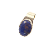 Mildred Ball Ring with Blue Stone