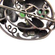Early Fahrner Chrysoprase Brooch