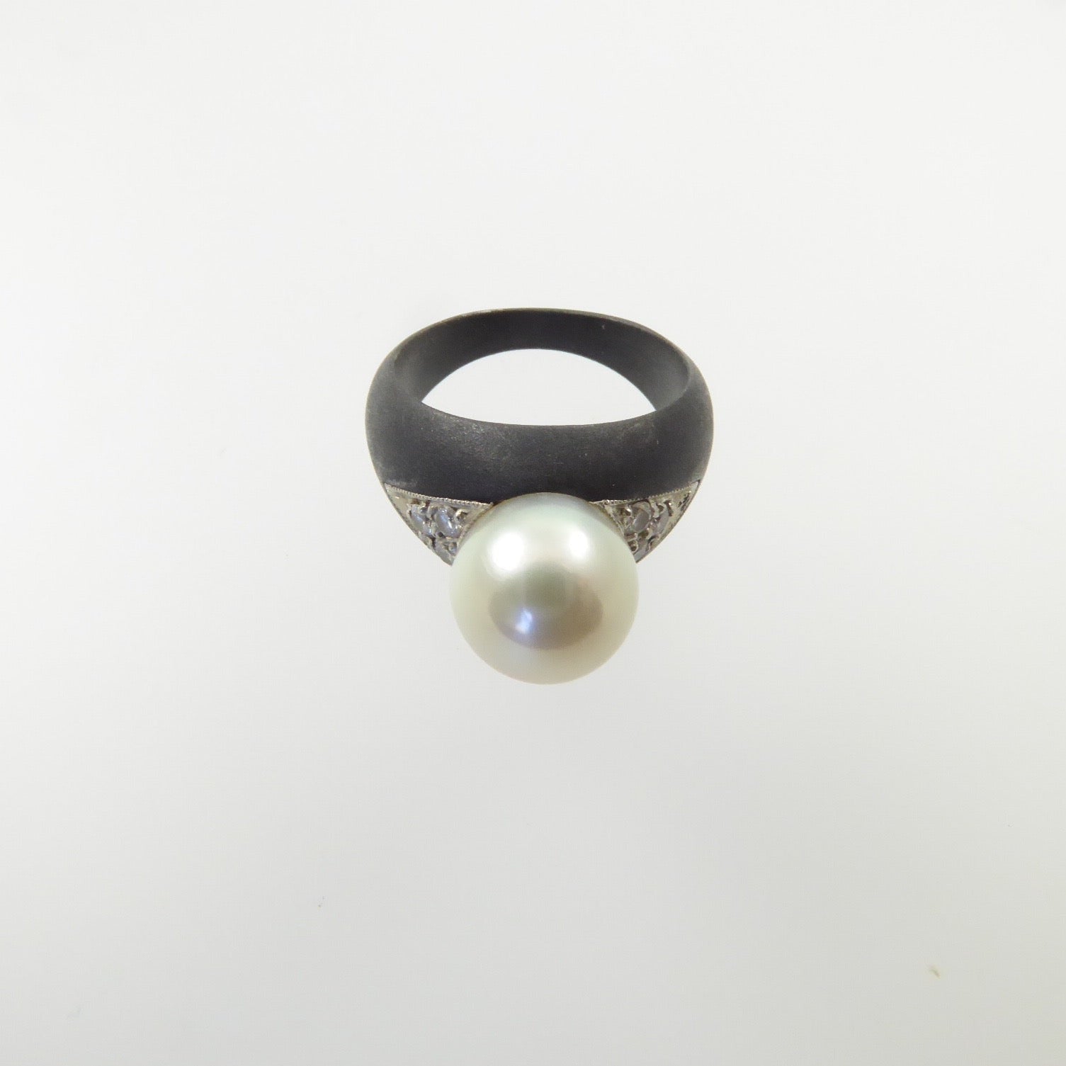 Marsh pearl diamond ring