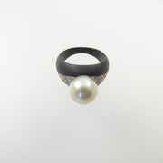 Marsh pearl diamond ring