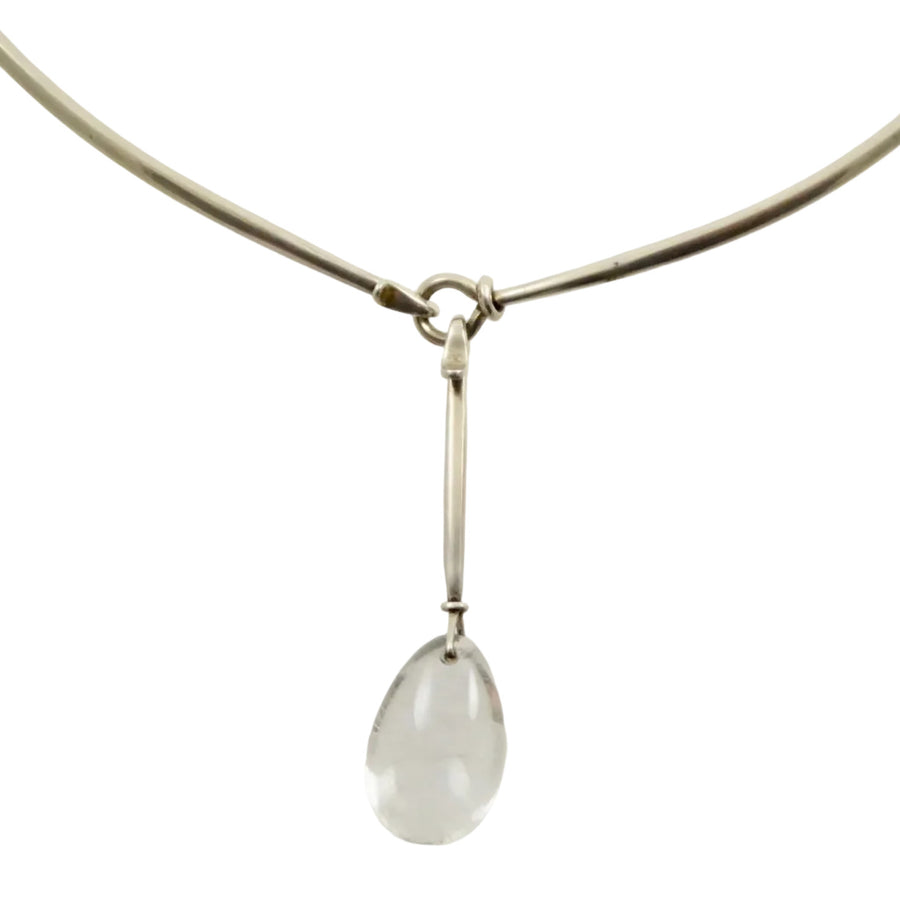 Torun Pendant 128 and Neck Ring 174 for Georg Jensen