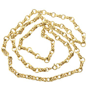 Italian 18 Karat Gold Textured Chain
