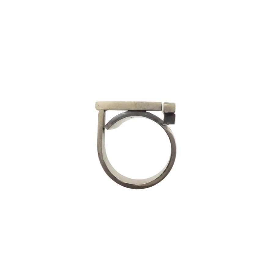 James Parker Modernist Silver Ring