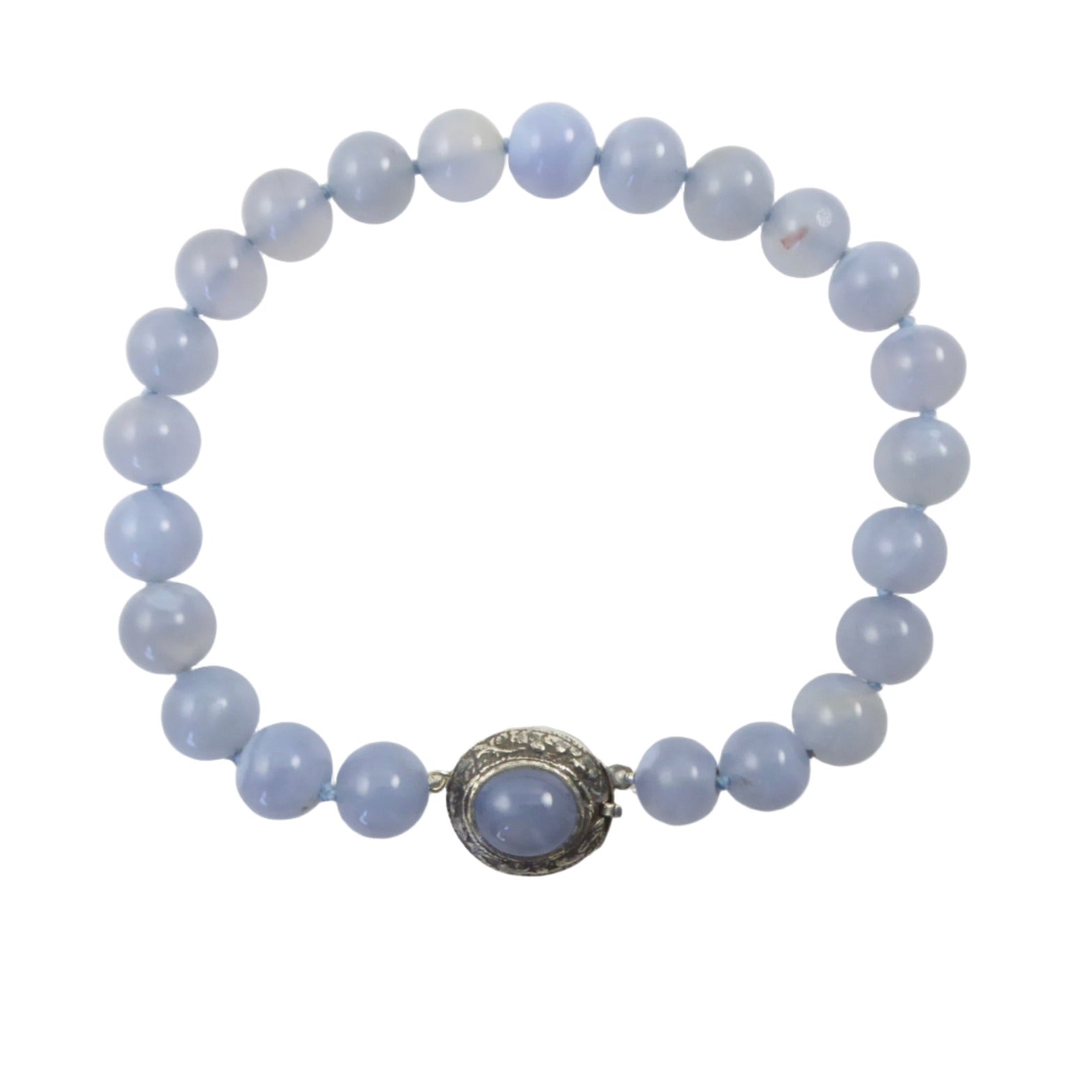 Marsh and Co. Blue Chalcedony Beaded Necklace