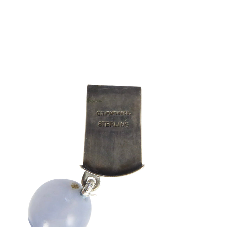 Marsh and Co. Blue Chalcedony Beaded Necklace