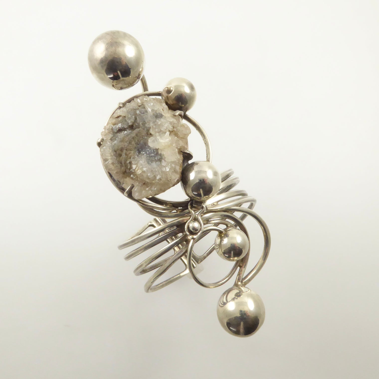 Rachel Gera Cuff with Druzy Quartz – Lisa Kramer Vintage Collection