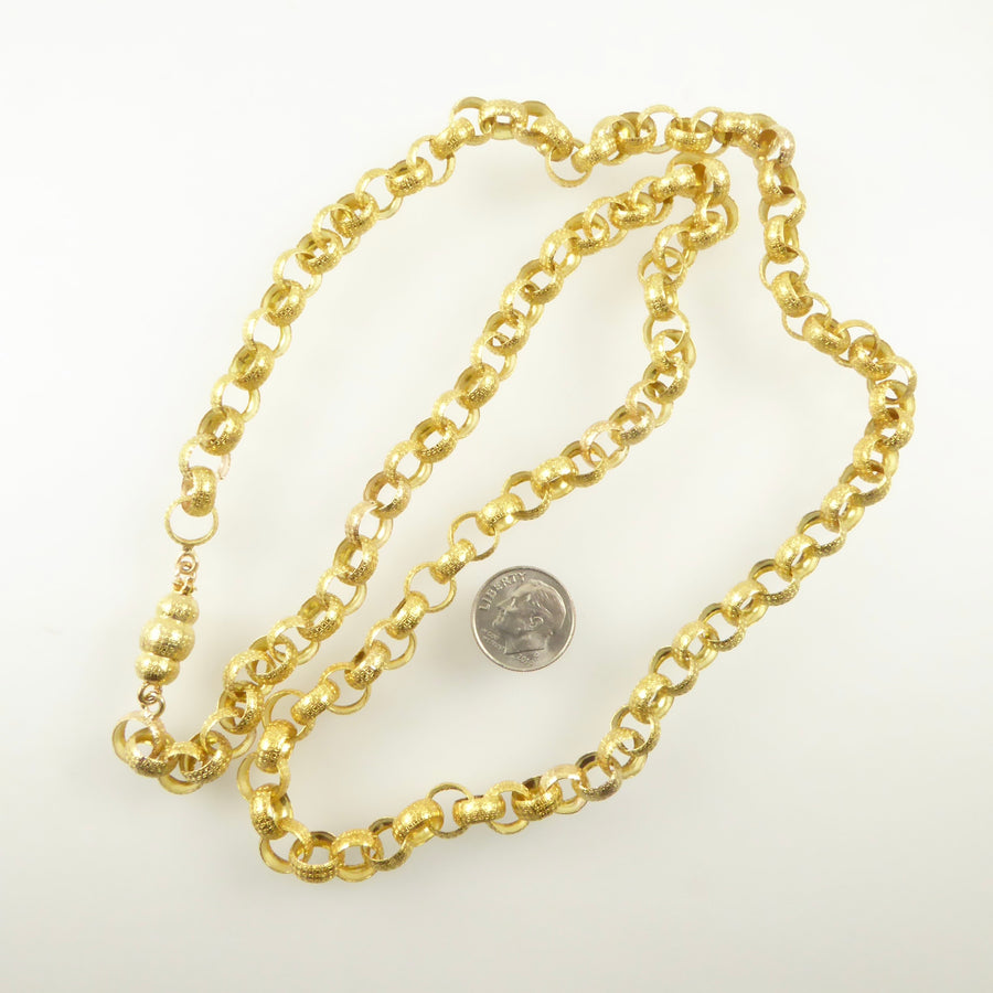 Georgian gold chain