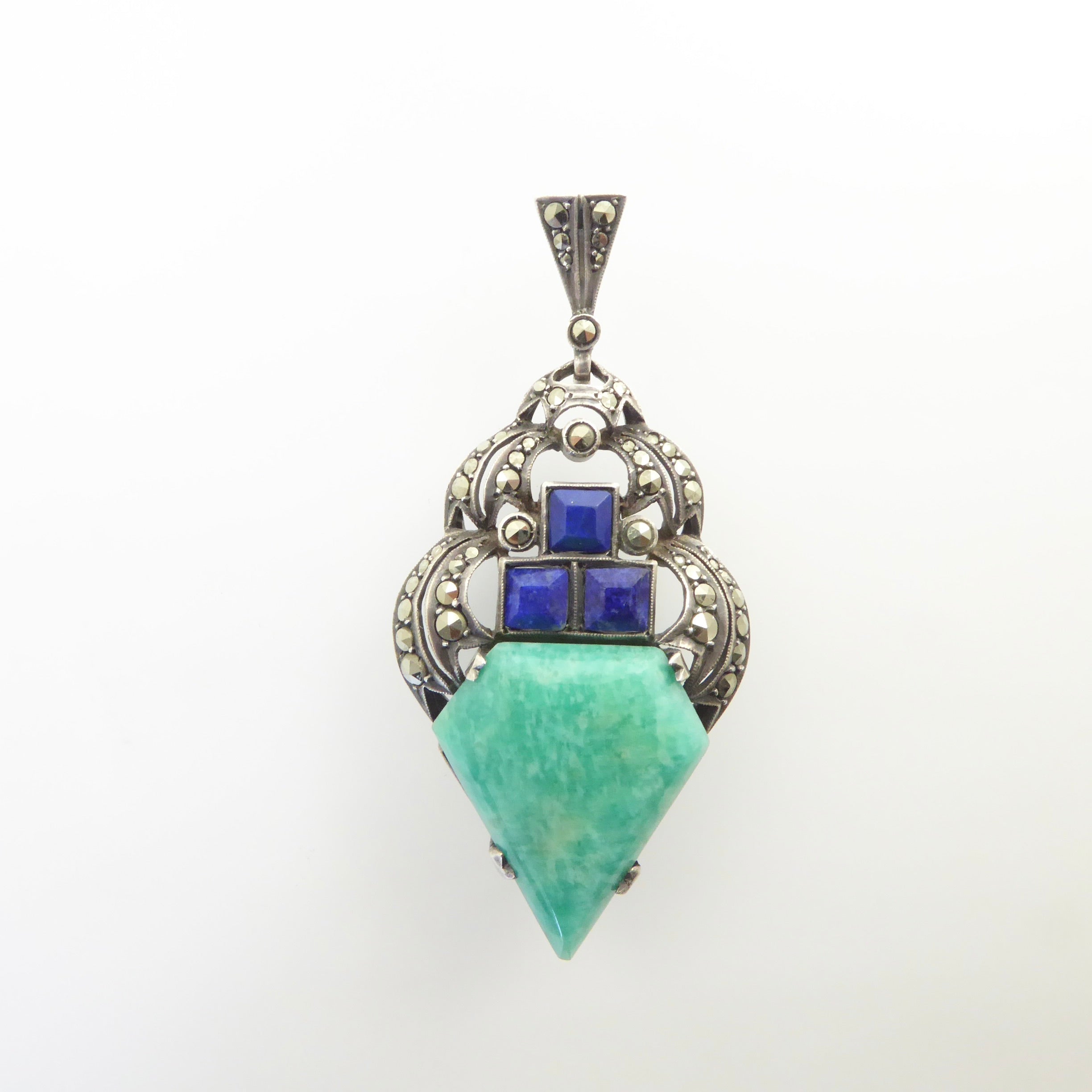 Large Theodor Fahrner Art Deco Pendant – Lisa Kramer Vintage Collection