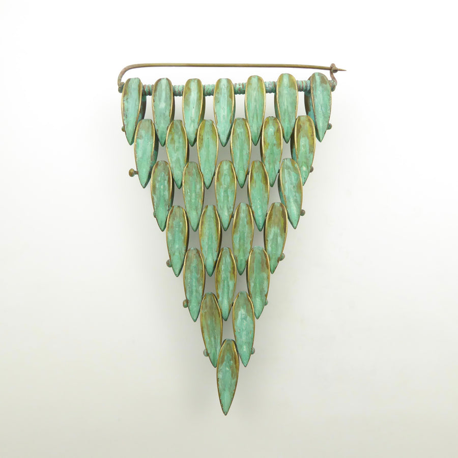 Huge Robert Lee Morris Dart Brooch