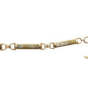Gold-in-Quartz Watch Chain