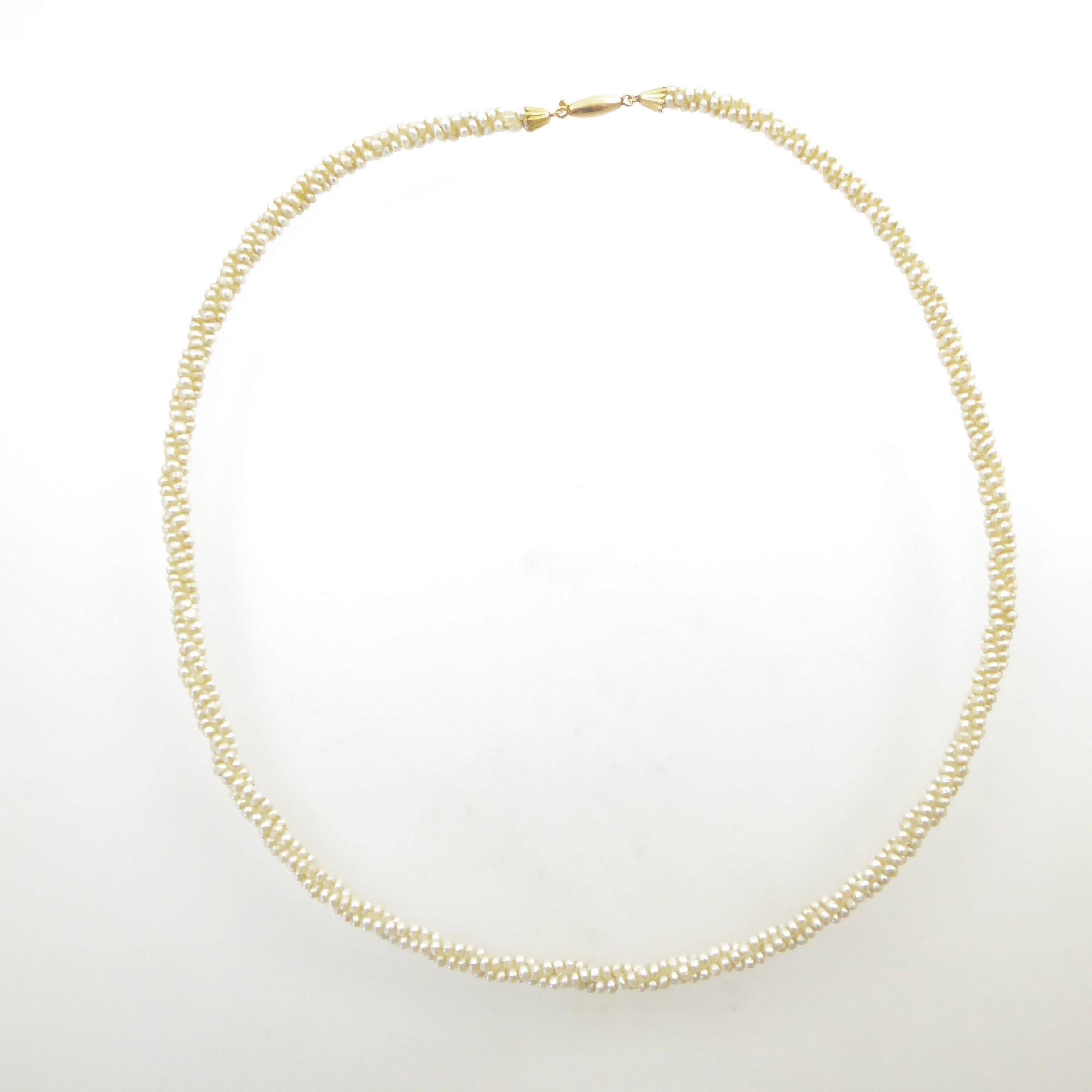 Seed Pearl Torsade Necklace by Marcus & Co.