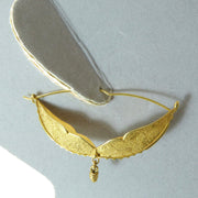 Huge Gilt Silver Earring by Lori Talcott