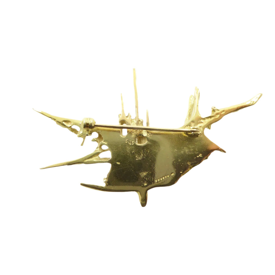 Juhls Tundra Gold Brooch