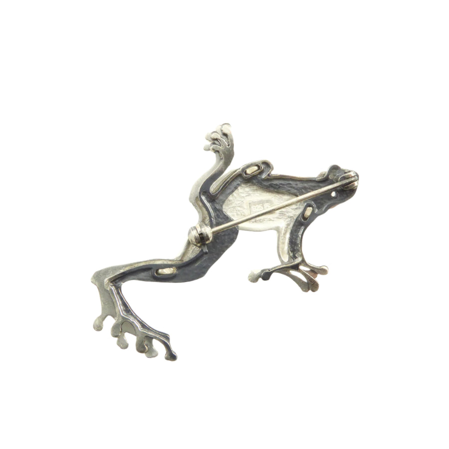 Sterling Gecko Brooch