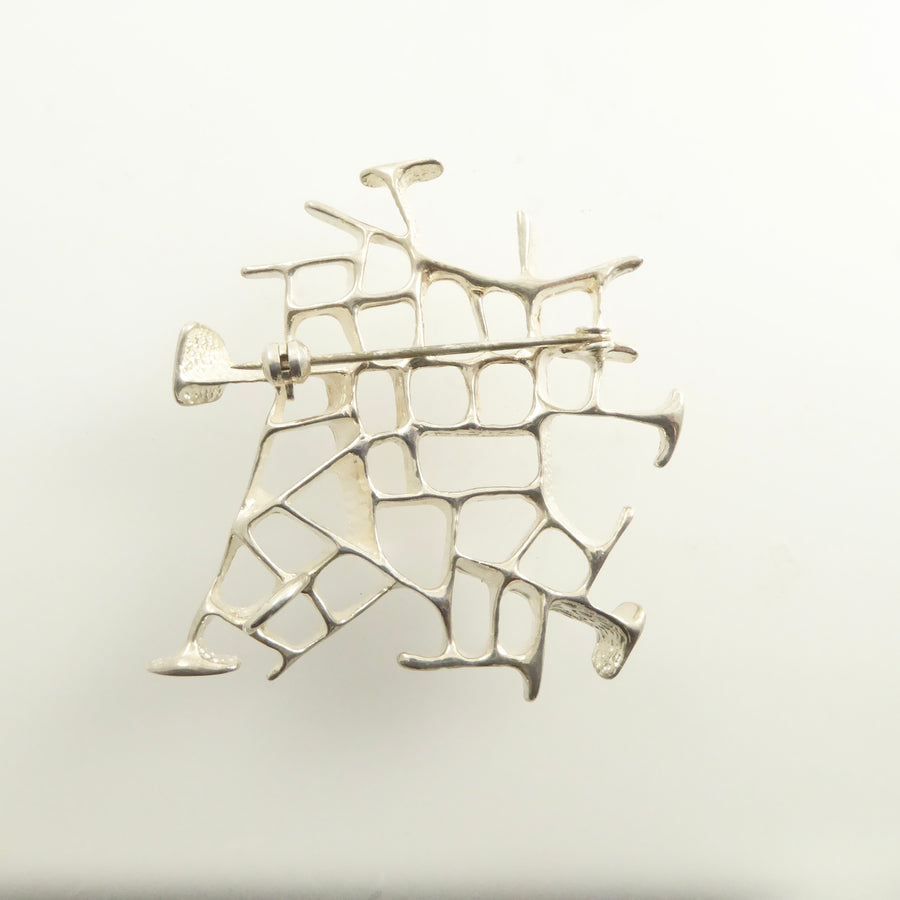 Studio Else and Paul Sterling Silver Brooch / Pendant