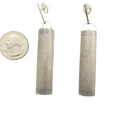 Sandra Enterline Perforated Tube Earrings