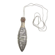 Biba Schutz Woven Silver and Bronze Necklace