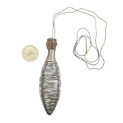 Biba Schutz Woven Silver and Bronze Necklace