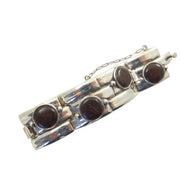 Spratling Design Wood and Silver Bracelet