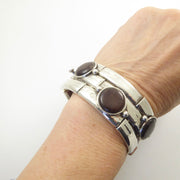 Spratling Design Wood and Silver Bracelet