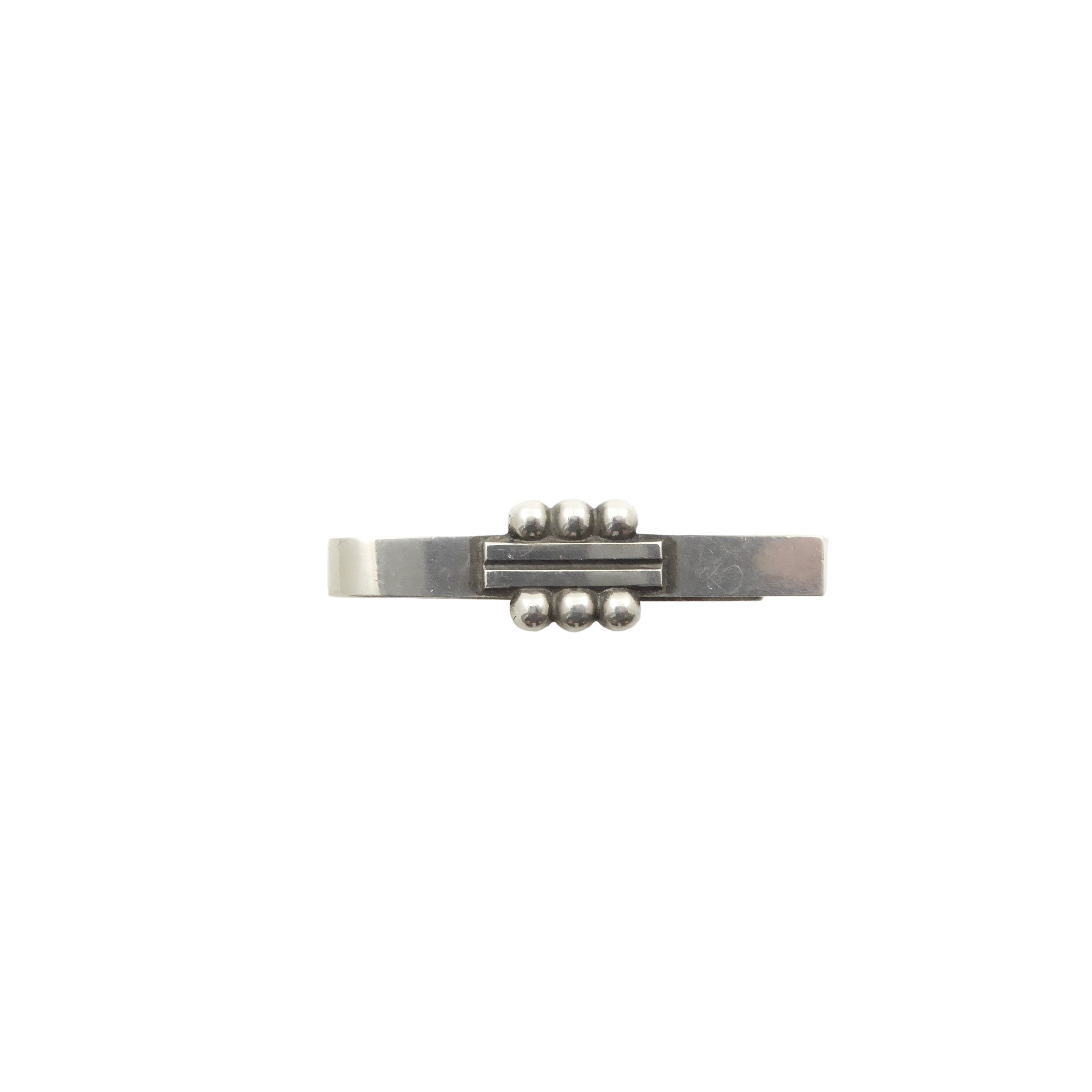 Georg Jensen Tie Bar 61B by Harald Nielsen