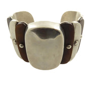 Spratling Wood and Silver Cuff