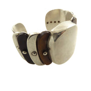 Spratling Wood and Silver Cuff