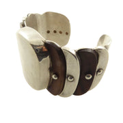 Spratling Wood and Silver Cuff