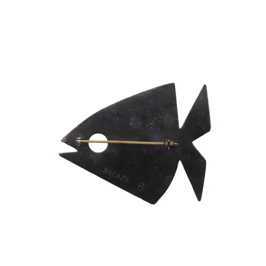 Harold Balazs Enamel Brooch