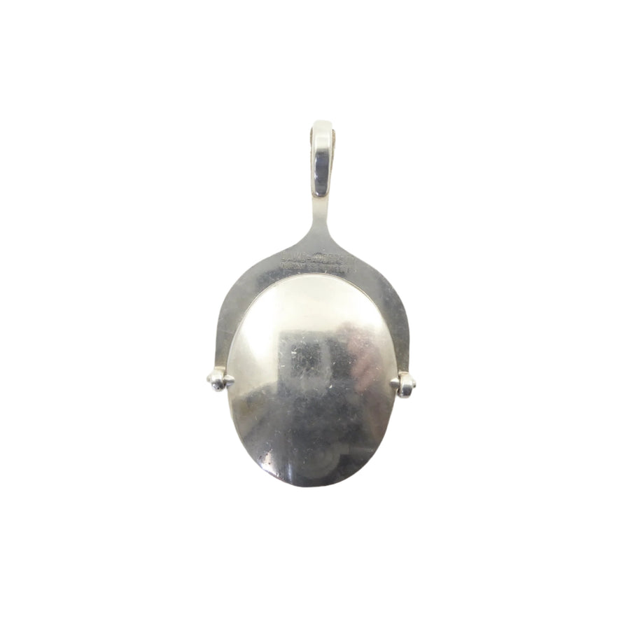 David-Andersen Modernist Blue Enamel Pendant