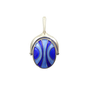 David-Andersen Modernist Blue Enamel Pendant